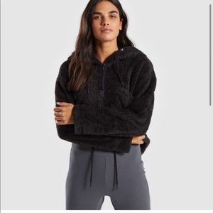 Gymshark cropped teddy jacket
